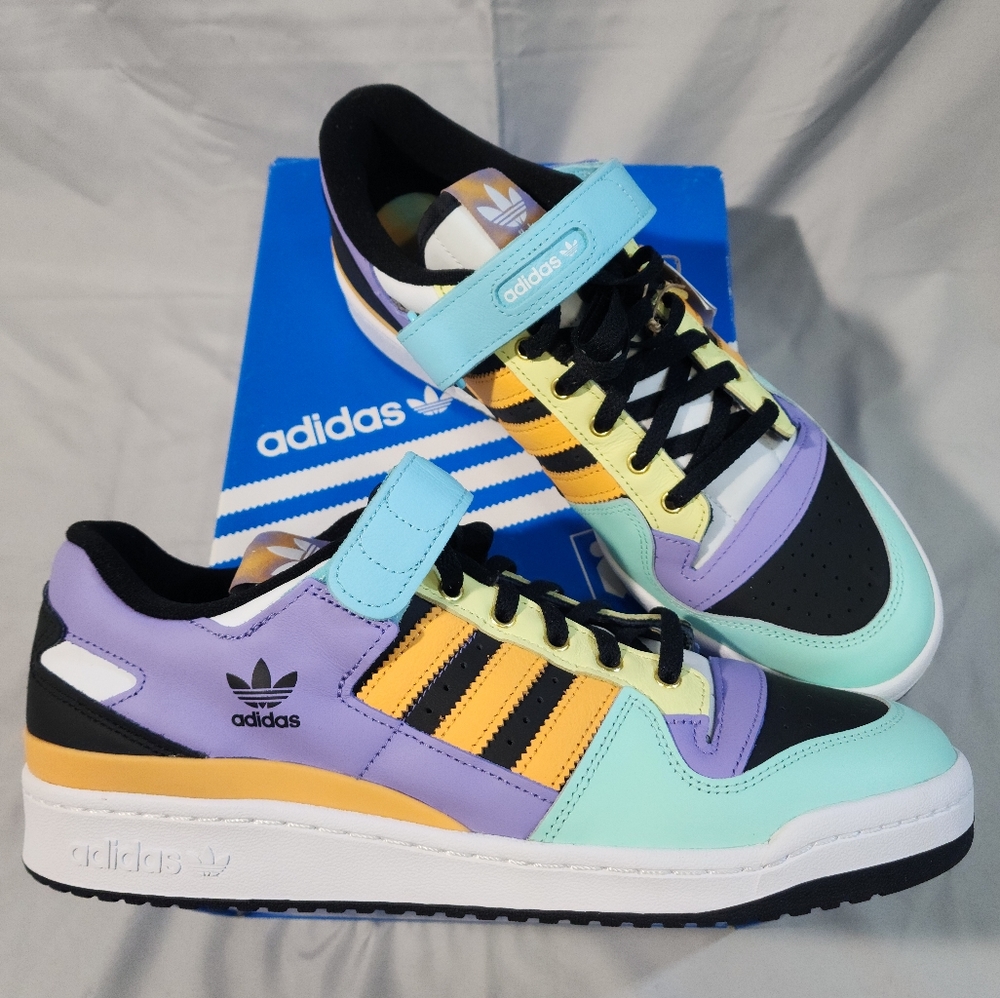 New Adidas Forum Lo ‘Easter Multi Color’ GX2530 Size 12